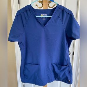 Navy Blue Wonder Wink Neo scrub set, Size Small